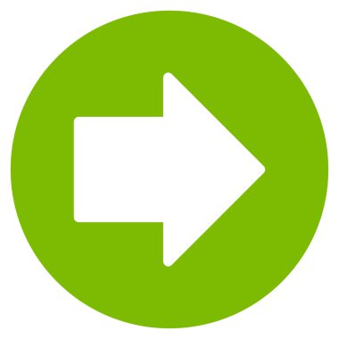 Sağ ok düz vektör simgesi