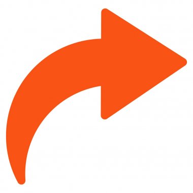 Düz vektör simge Yinele