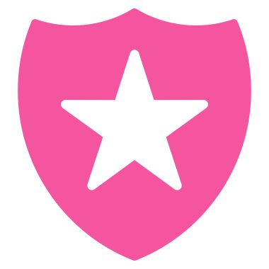 Koruma Kalkanı düz vektör simgesi