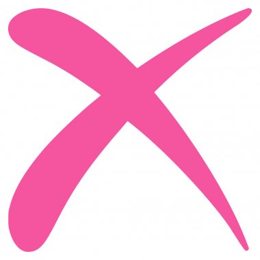 Düz vektör simge reddetmek