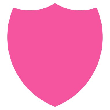 kalkan düz vektör simgesi