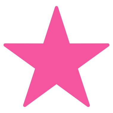 yıldız düz vektör simgesi