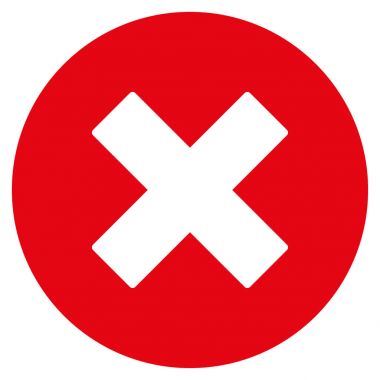 düz vektör simgesini iptal et