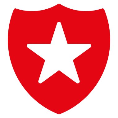 Koruma Kalkanı düz vektör simgesi