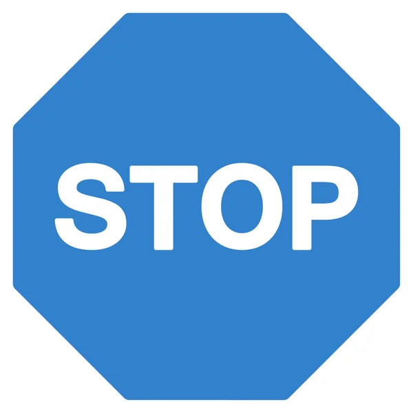 Stopbord platte Vector Icon — Stockvector