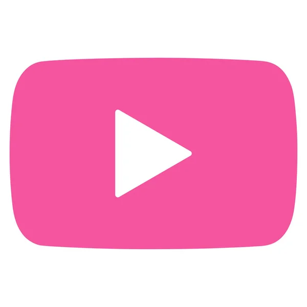 Reproducir video Vector plano Icono — Vector de stock