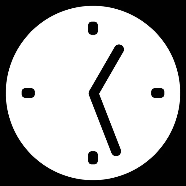 Uhr flaches Vektorsymbol — Stockvektor