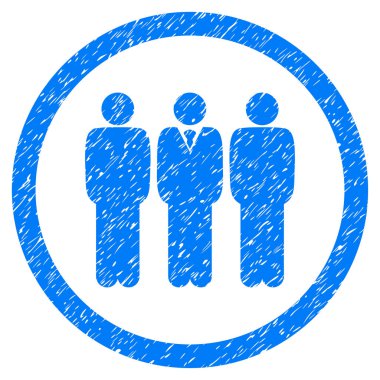 Memur personel grenli simgesi yuvarlak