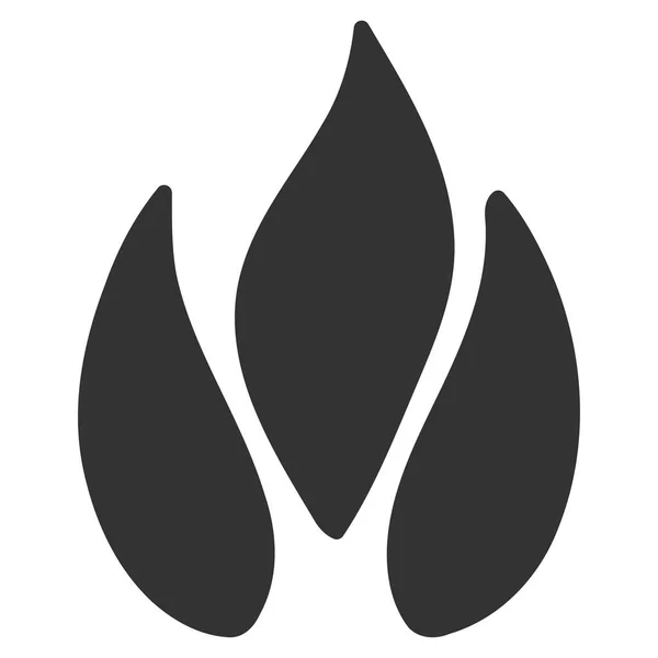 Tűz lapos vektor ikon — Stock Vector