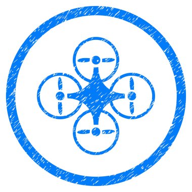 Hava helikopter grenli simgesi yuvarlak