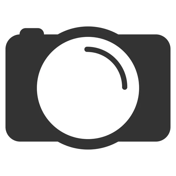 Fotoğraf Kamerası Düz Vektör Simgesi — Stok Vektör
