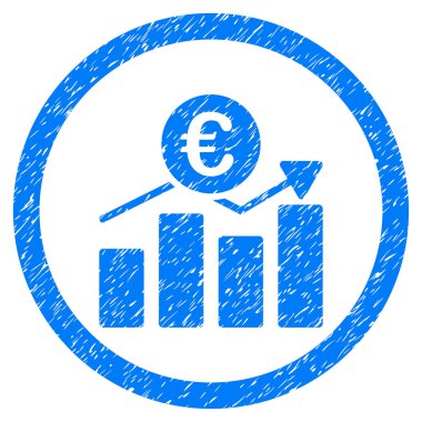 Euro iş grafik yuvarlak simge pencere boyutu