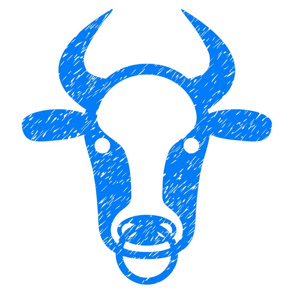 Toro anillo icono Grunge marca de agua — Vector de stock