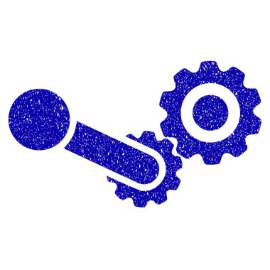 Motoru simgesini Grunge filigran