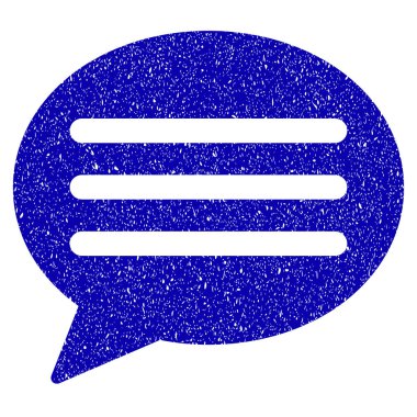 İleti bulut simgesi Grunge filigran