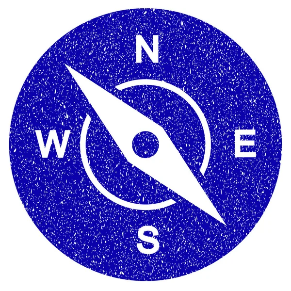 Pusula simgesini Grunge filigran