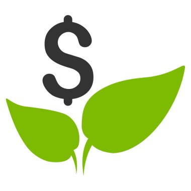 Eco başlangıç düz vektör simgesi