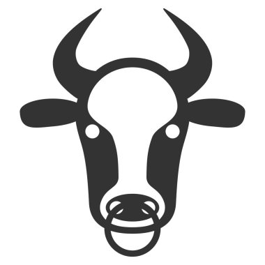 Bull Ring düz vektör simgesi
