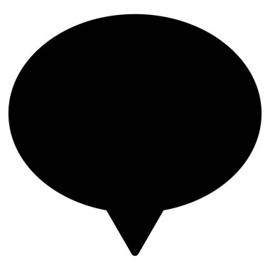 İpucu düz vektör simgesi