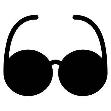 Güneş gözlük düz vektör simgesi