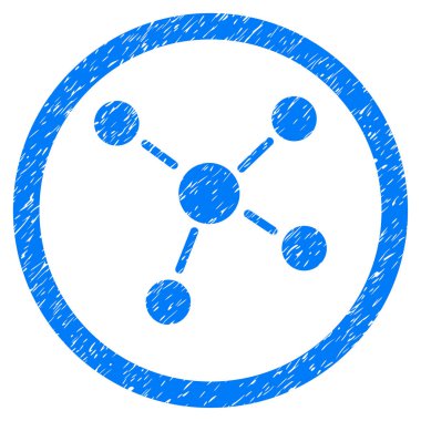 Grenli simgesini bağlantılar yuvarlak