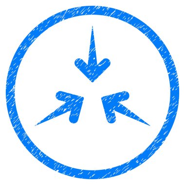 Etkisi okları grenli simgesi yuvarlak