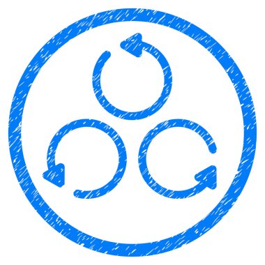 Grenli simge dönüş yuvarlak