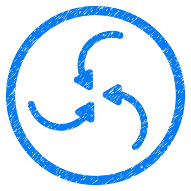 Girdap okları grenli simgesi yuvarlak