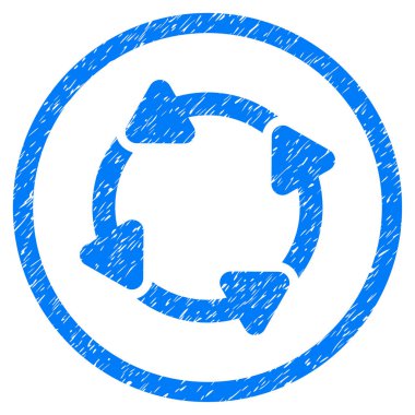 Grenli simgesini Döndür Cw yuvarlak