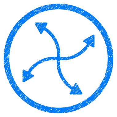 Girdap okları grenli simgesi yuvarlak