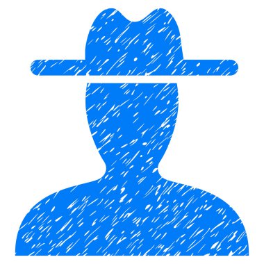 Çiftçi simgesi Grunge filigran