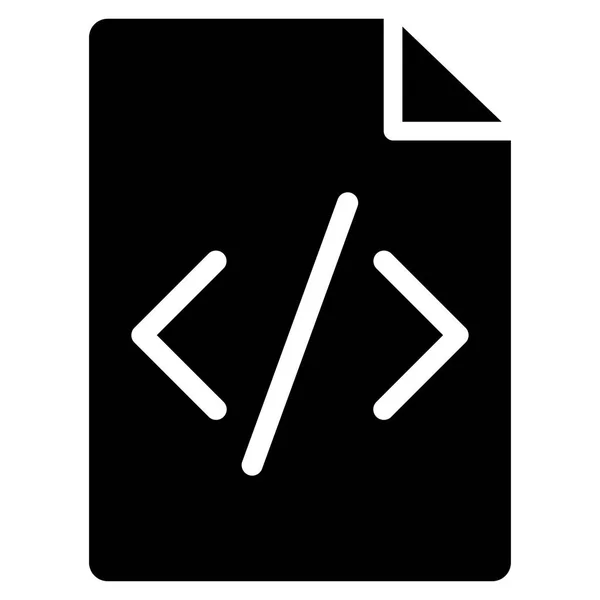 Programování skriptů stránky Flat vektorové ikony — Stockový vektor