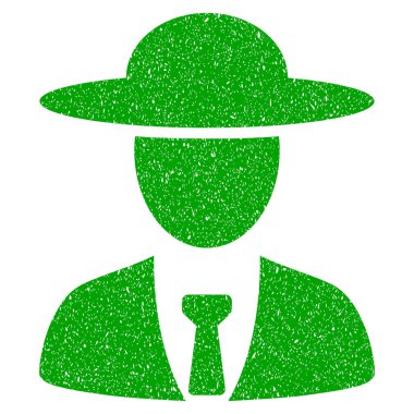 Ziraat Mühendisi Şef simgesi Grunge filigran