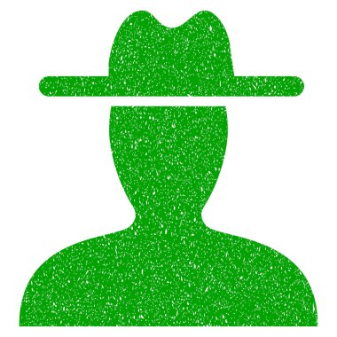 Çiftçi simgesi Grunge filigran