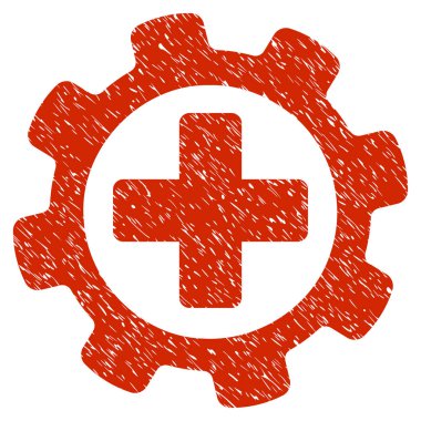 Tıbbi ayarları Grunge simgesi
