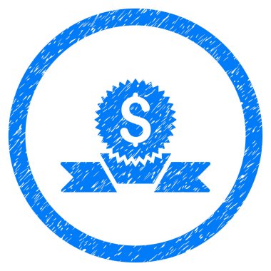 Ödülü bankacılık yuvarlak grenli simgesi