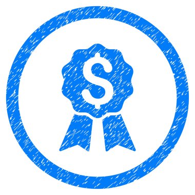 Ödülü bankacılık yuvarlak grenli simgesi