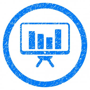 Çubuk yuvarlak grenli simgesi izleme grafiği