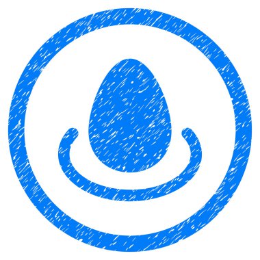 Mevduat yumurta grenli simgesi yuvarlak