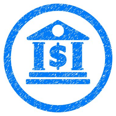 Doları banka grenli simgesi yuvarlak