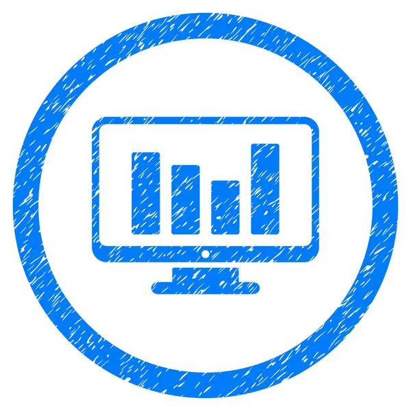 Çubuk yuvarlak grenli simgesi izleme grafiği