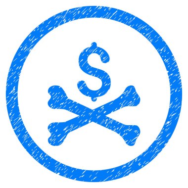 Ölümlü borç grenli simgesi yuvarlak