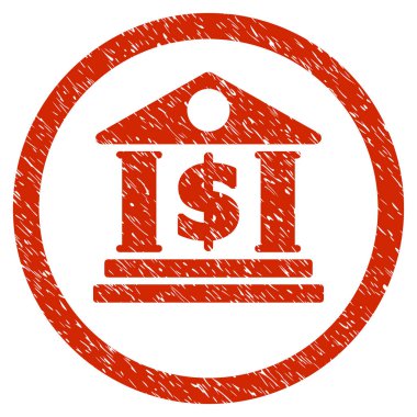 Doları banka grenli simgesi yuvarlak