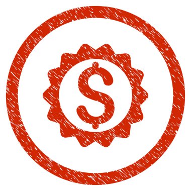 Mali mühür grenli simgesi yuvarlak