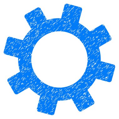 Dişli simgesini Grunge filigran