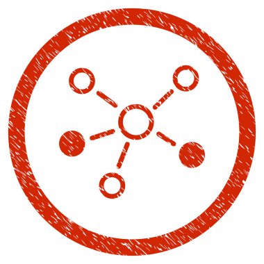 İlişkiler grenli simgesi yuvarlak