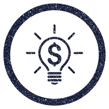 Elektrik ışık fiyat grenli simgesi yuvarlak