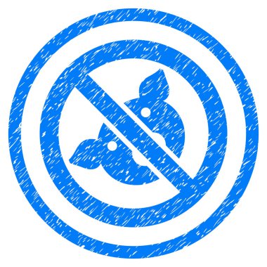 Yasaklı domuz grenli simgesi yuvarlak