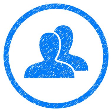 İstemciler grenli simgesi yuvarlak