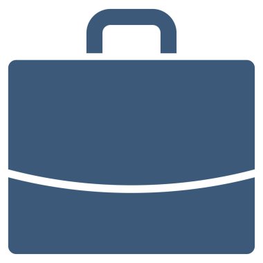 evrak çantası düz vektör simgesi